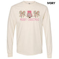 Ditsy Pink Trio Long Sleeve Comfort Colors 'NLB' T-Shirts, Hoodie, Sweatshirt - T-Shirt, Sweatshirt, Hoodie