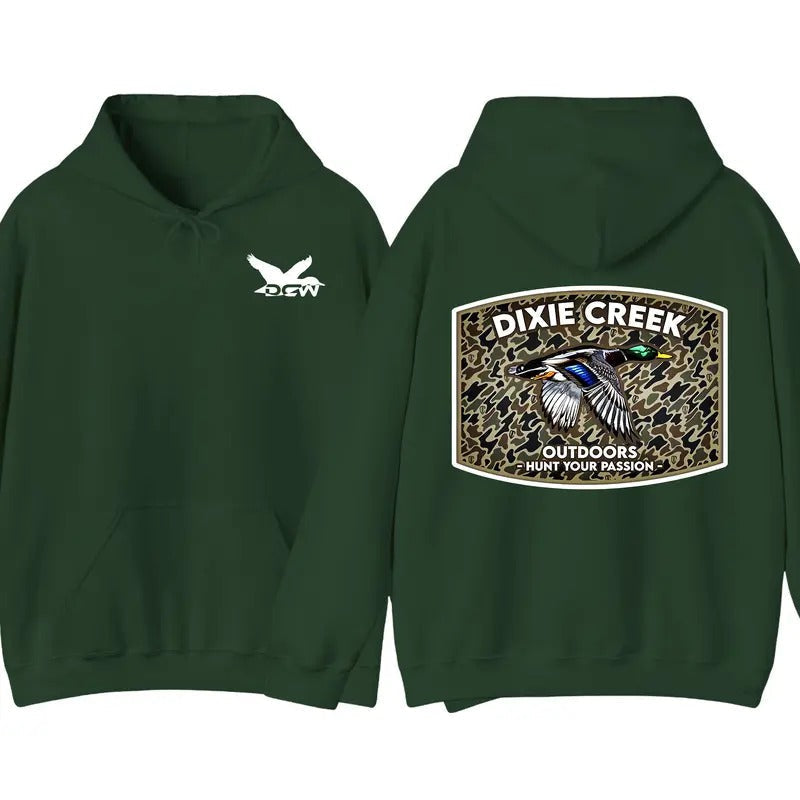 Dixie Creek Waterfowl Old School Camo Mallard Outdoor Hunting Lovers Comfort T-Shirts, Hoodie, Sweatshirt - T-Shirt, Sweatshirt, Hoodie