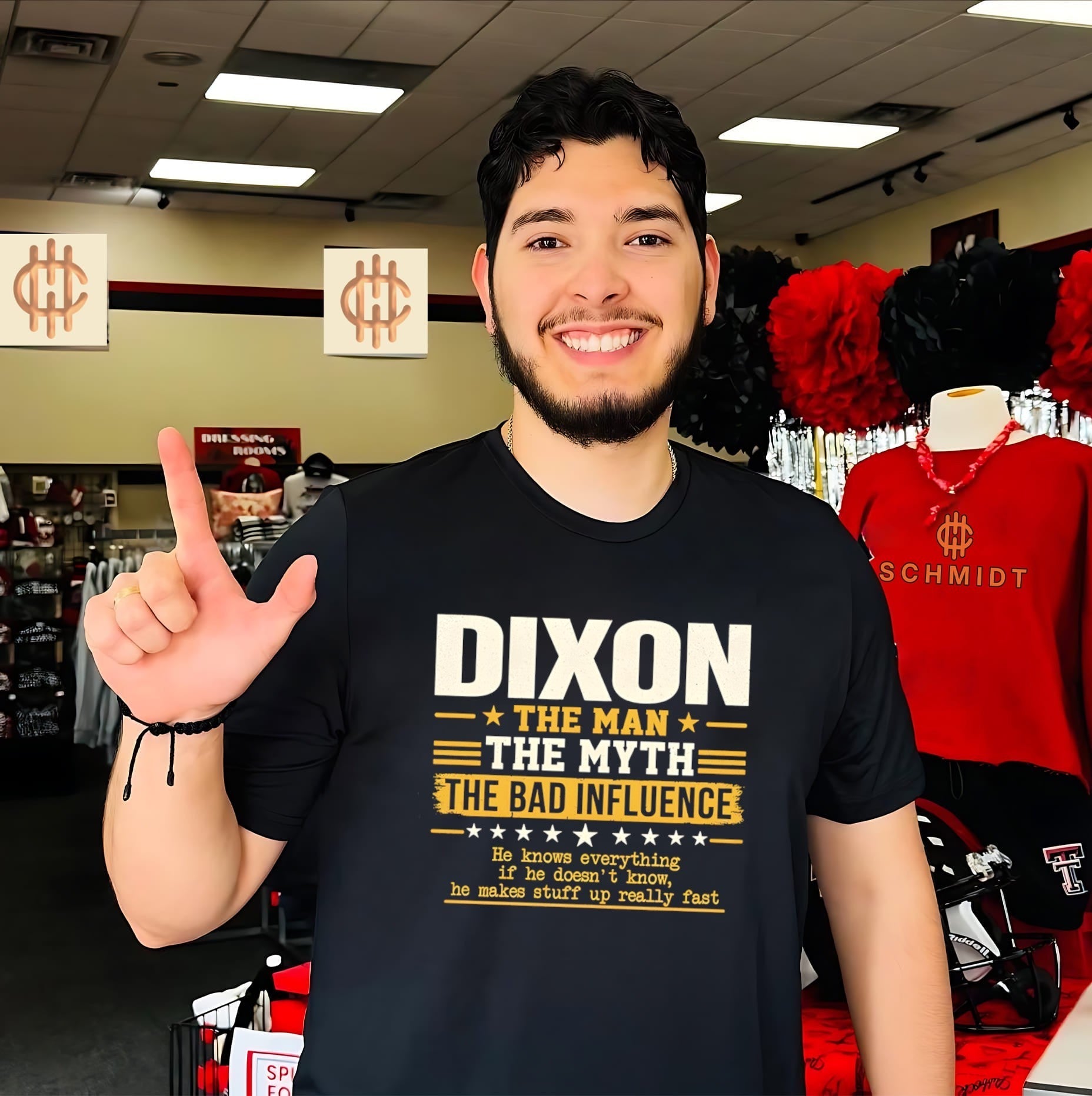 Dixon the man the myth the bad influence he knows everything if he doesnt know shirt Unisex T-shirt, Sweatshirt, Hoodie, Long Sleeve Tee - T-Shirt, Sweatshirt, Hoodie