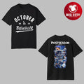 Dodgers October Baseball Postseason 2025 Two Sided Shirt Unisex T-shirt, Sweatshirt, Hoodie, Long Sleeve Tee - T-Shirt, Sweatshirt, Hoodie