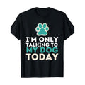 Dog Lover 100% Cotton Regular Fit Crew Neck Short Sleeve Slight Stretch Geometric Dog Paw & Text Pattern Casual Top Made USA T-Shirts, Hoodie, Sweatshirt - T-Shirt, Sweatshirt, Hoodie