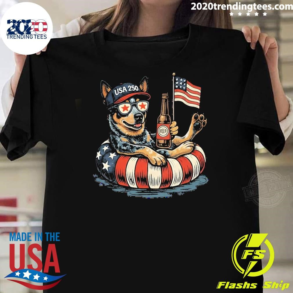 Dog USA 250th Anniversary Dachshund 4th of July 2026 Shirt Unisex T-shirt, Sweatshirt, Hoodie, Long Sleeve Tee - T-Shirt, Sweatshirt, Hoodie