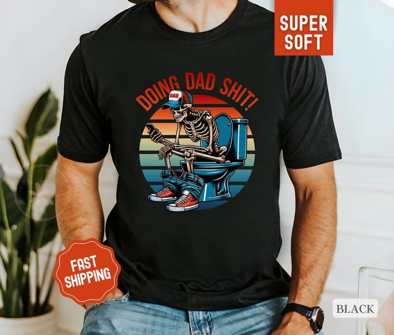 Doing Dad Shit Shirt Shirt Funny Dad Funny Dad Child Dad Soft Cotton Shirt Menswear T-Shirts, Hoodie, Sweatshirt - T-Shirt, Sweatshirt, Hoodie