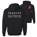 Don'T Let Friends Fight Breast Cancer Alone Breast Cancer Month Breast Cancer Awareness Front Back Cotton T-Shirts, Hoodie, Sweatshirt - T-Shirt, Sweatshirt, Hoodie