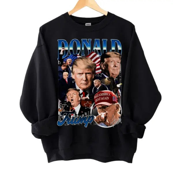 Donald Trump 2024 90s Vintage Bootleg T-Shirts, Hoodie, Sweatshirt - T-Shirt, Sweatshirt, Hoodie