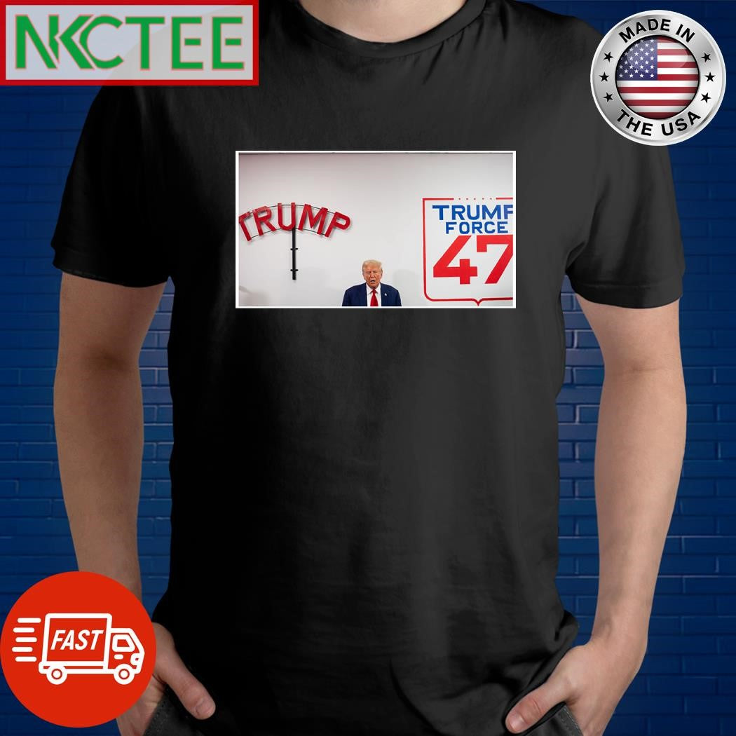Donald Trump Force 47 shirt Unisex T-shirt, Sweatshirt, Hoodie, Long Sleeve Tee - T-Shirt, Sweatshirt, Hoodie