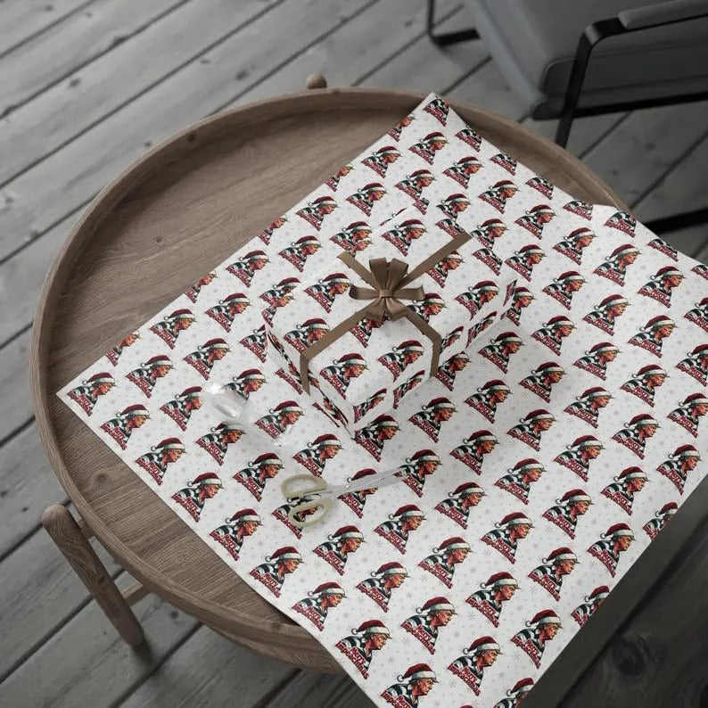 Donald Trump Merry Impeachmas Wrapping Paper Funny Wrap Wrapping Paper Rolls Gag T-Shirts, Hoodie, Sweatshirt - T-Shirt, Sweatshirt, Hoodie