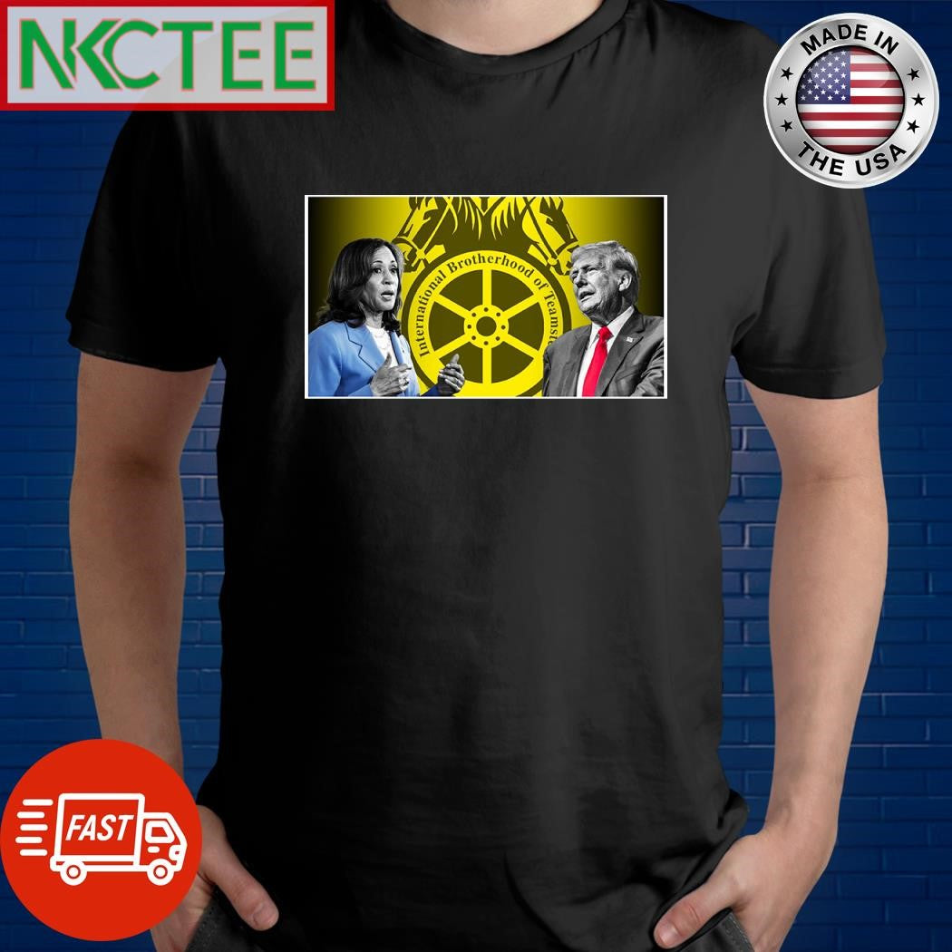Donald Trump courts union vote as Teamsters hold off from backing Kamala Harris shirt Unisex T-shirt, Sweatshirt, Hoodie, Long Sleeve Tee - T-Shirt, Sweatshirt, Hoodie