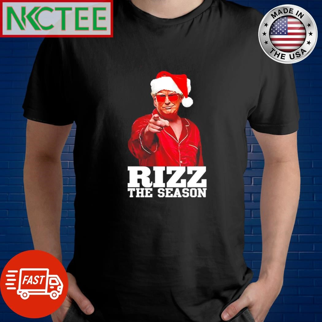 Donald Trump pizama Rizz The Season Christmas shirt Unisex T-shirt, Sweatshirt, Hoodie, Long Sleeve Tee - T-Shirt, Sweatshirt, Hoodie
