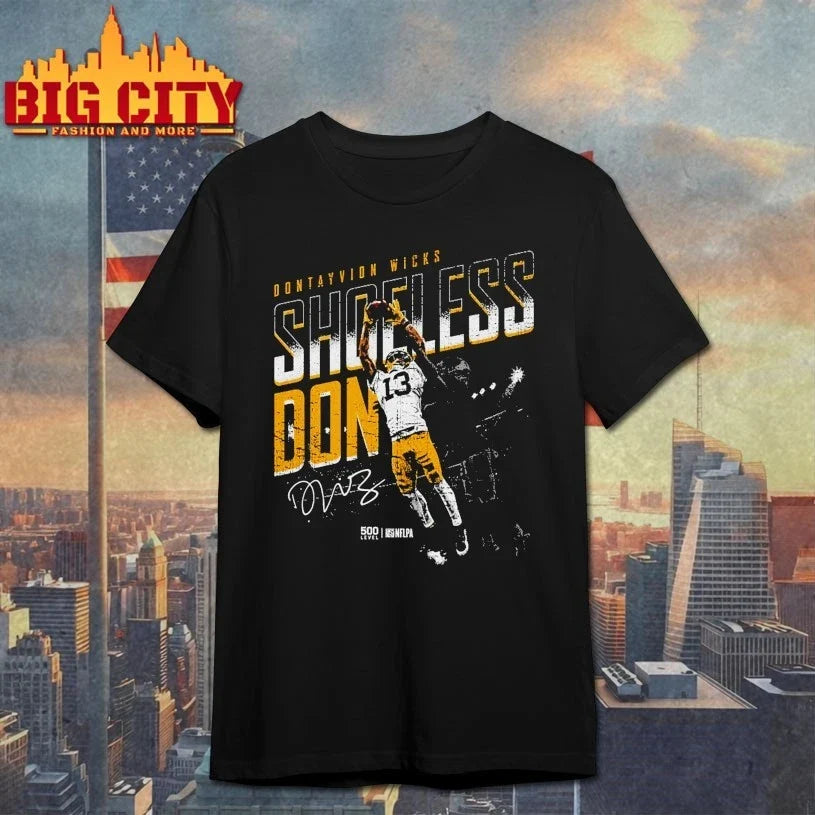 Dontayvion Wicks Green Bay Shoeless Catch signature shirt Unisex T-shirt, Sweatshirt, Hoodie, Long Sleeve Tee - T-Shirt, Sweatshirt, Hoodie
