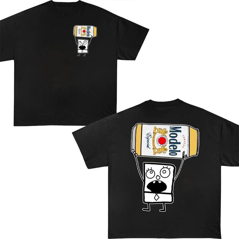 Doodlebob Modelloo Beer T Shirt Funny Drinking & T-Shirts, Hoodie, Sweatshirt - T-Shirt, Sweatshirt, Hoodie
