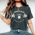 Down Bad Crying Gym Shirt Ts Inspired Funny Workout Gym Weightlifting Down Bad Crying Ts Girlfriend T-Shirts, Hoodie, Sweatshirt - T-Shirt, Sweatshirt, Hoodie
