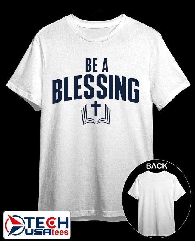 Drake Maye wearing be a blessing cross shirt Unisex T-shirt, Sweatshirt, Hoodie, Long Sleeve Tee - T-Shirt, Sweatshirt, Hoodie
