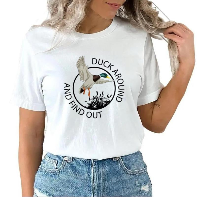 Duck Around Find Out Shirt Funny Duck Funny Duck Lover Animal Lovers Funny Friends T-Shirts, Hoodie, Sweatshirt - T-Shirt, Sweatshirt, Hoodie
