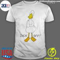 Duck Off Giving The Middle Finger Funny Shirt Unisex T-shirt, Sweatshirt, Hoodie, Long Sleeve Tee - T-Shirt, Sweatshirt, Hoodie