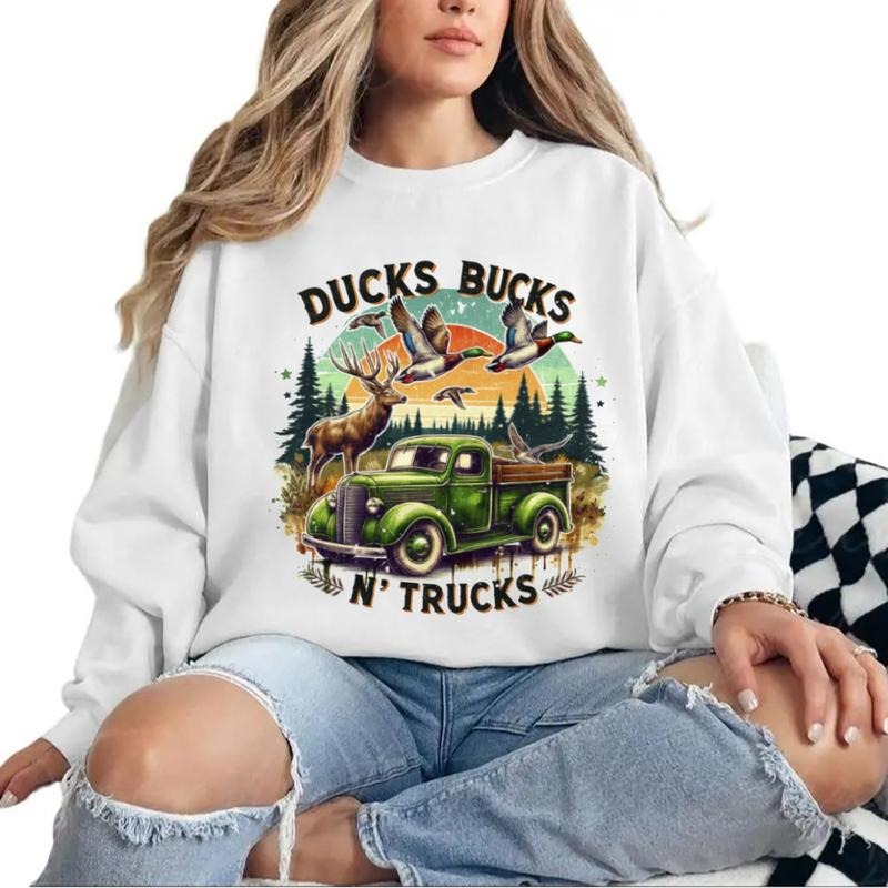 Ducks Bucks & Trucks Hunting Duck Deer Hunt Retro Hunting Season 2025 T-Shirts, Hoodie, Sweatshirt - T-Shirt, Sweatshirt, Hoodie