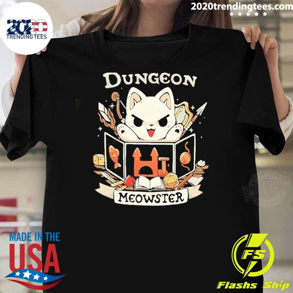 Dungeon Meowster Dungeons And Dragons Shirt Unisex T-shirt, Sweatshirt, Hoodie, Long Sleeve Tee - T-Shirt, Sweatshirt, Hoodie