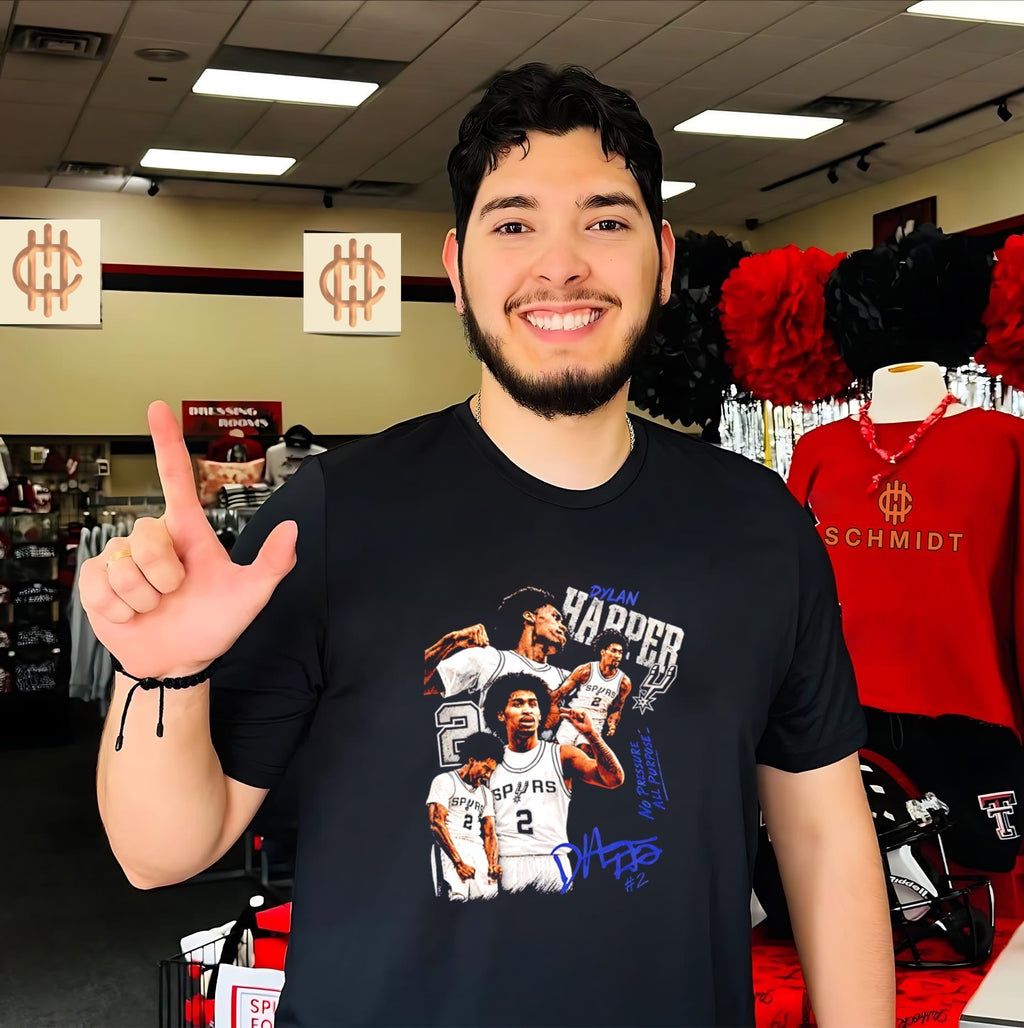 Dylan Harper San Antonio Spurs No Pressure All Purpose shirt Unisex T-shirt, Sweatshirt, Hoodie, Long Sleeve Tee - T-Shirt, Sweatshirt, Hoodie