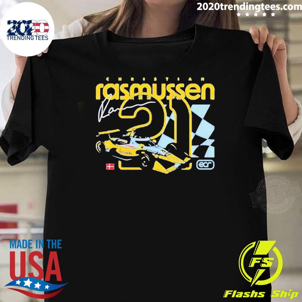 ECR Christian Rasmussen No 21 Signature Shirt Unisex T-shirt, Sweatshirt, Hoodie, Long Sleeve Tee - T-Shirt, Sweatshirt, Hoodie