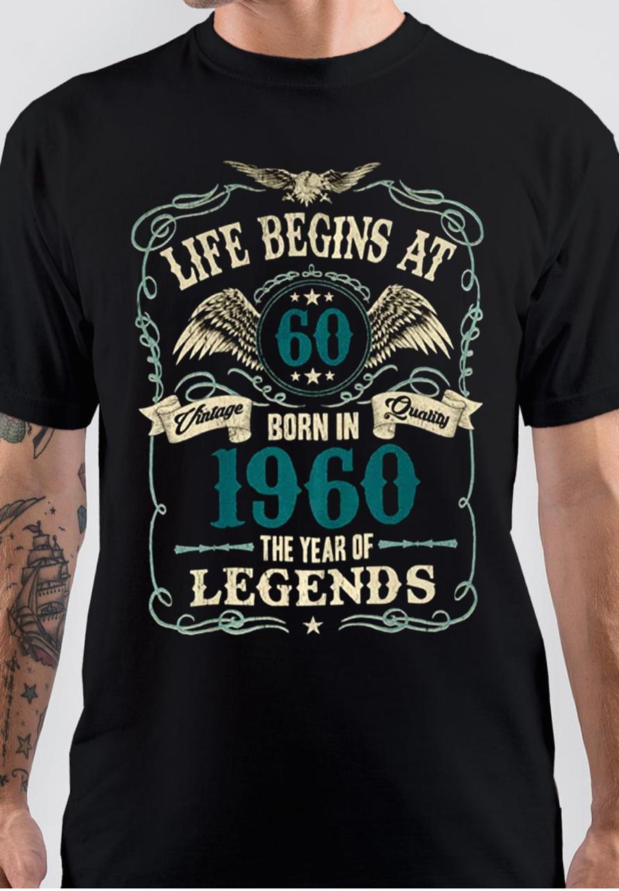 Life Begins 60 1960 T-Shirts, Hoodie, Sweatshirt - T-Shirt, Sweatshirt, Hoodie