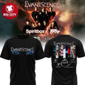 EVANESCENCE US and UK World Tour 2026 Two Sided Shirt Unisex T-shirt, Sweatshirt, Hoodie, Long Sleeve Tee - T-Shirt, Sweatshirt, Hoodie