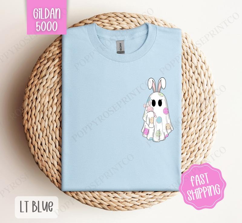Easter Ghost Shirt Gildan Cute Easter Plus Sizes T-Shirts, Hoodie, Sweatshirt - T-Shirt, Sweatshirt, Hoodie