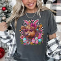 Easter Highland Cow Checkered Shirt Easter Cow Bunny Comfort Colors Easter Highland Cow Lover Cow Easter Eggs T-Shirts, Hoodie, Sweatshirt - T-Shirt, Sweatshirt, Hoodie