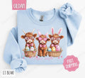Easter Highland Cow Cute Easter Cow Her T-Shirts, Hoodie, Sweatshirt - T-Shirt, Sweatshirt, Hoodie