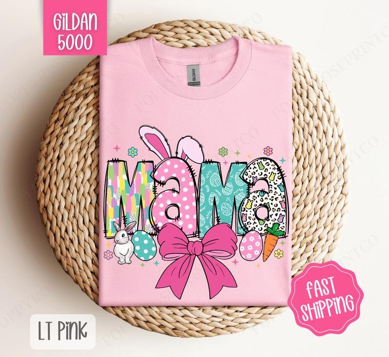 Easter Mama Shirt Gildan Cute Easter Mom Plus Sizes Her T-Shirts, Hoodie, Sweatshirt - T-Shirt, Sweatshirt, Hoodie