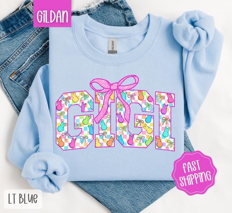 Easter Peep Gigi Cute Easter Grandma Her T-Shirts, Hoodie, Sweatshirt - T-Shirt, Sweatshirt, Hoodie