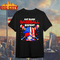 Eat Sleep Baseball Repeat Funny Ice Cream Drip Crossed Bats Shirt Unisex T-shirt, Sweatshirt, Hoodie, Long Sleeve Tee - T-Shirt, Sweatshirt, Hoodie
