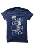 Eat Sleep Code Repeat Navy Blue T-Shirts, Hoodie, Sweatshirt - T-Shirt, Sweatshirt, Hoodie