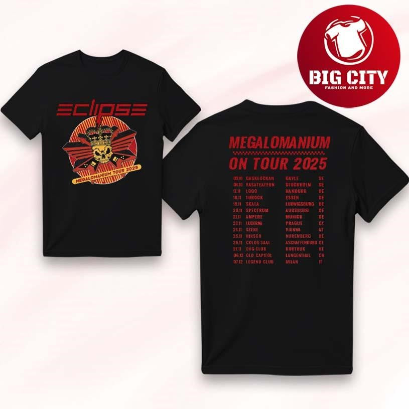 Eclipse Mega Tour 25 Two Sided Shirt Unisex T-shirt, Sweatshirt, Hoodie, Long Sleeve Tee - T-Shirt, Sweatshirt, Hoodie