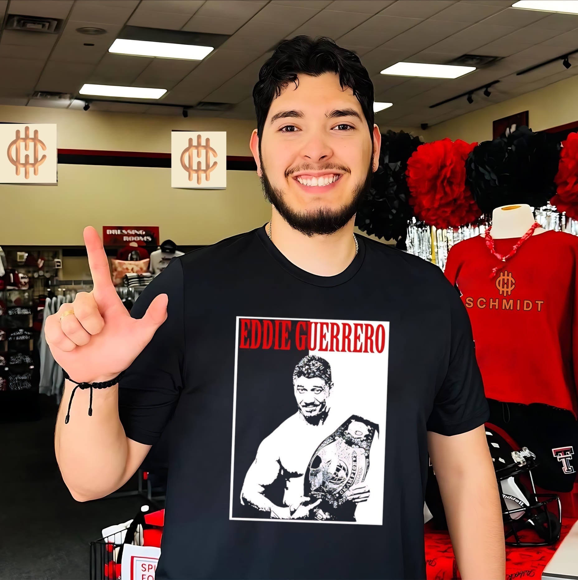 Eddie Guerrero holding championship belt shirt Unisex T-shirt, Sweatshirt, Hoodie, Long Sleeve Tee - T-Shirt, Sweatshirt, Hoodie