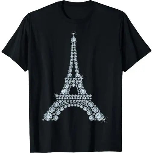 Eiffel Tower Diamonds Paris French Love Sign Made USA T-Shirts, Hoodie, Sweatshirt - T-Shirt, Sweatshirt, Hoodie