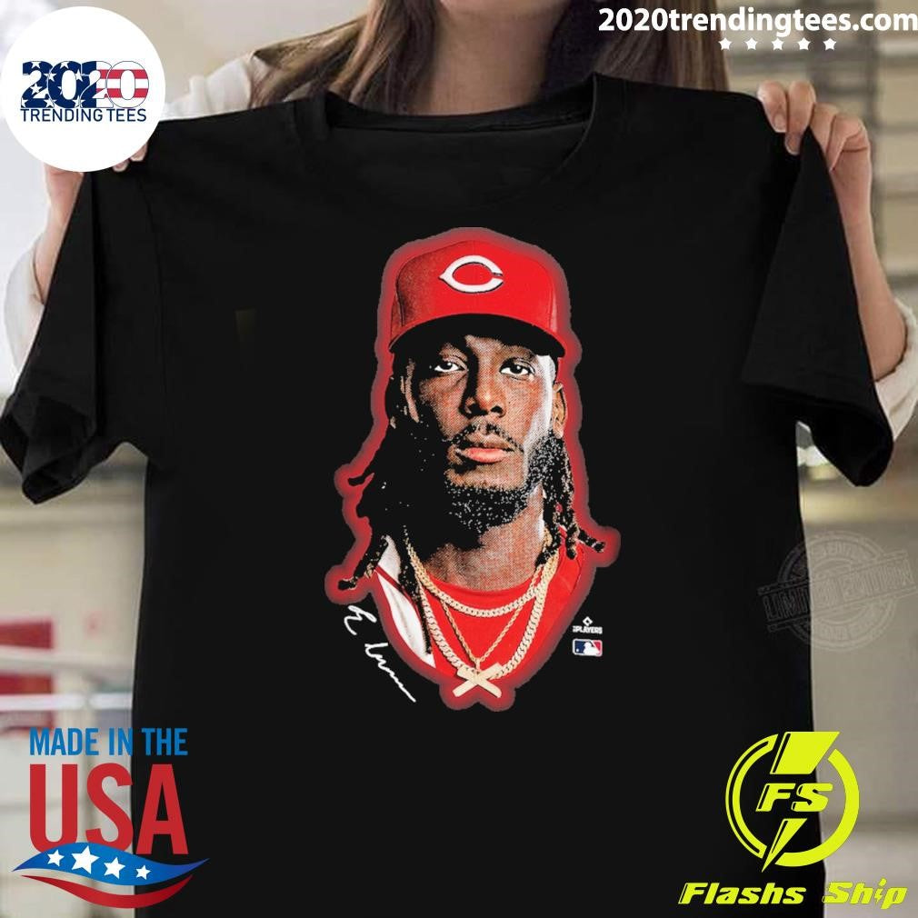 Elly De La Cruz Cincinnati Reds Outerstuff Youth Headliner Signature Shirt Unisex T-shirt, Sweatshirt, Hoodie, Long Sleeve Tee - T-Shirt, Sweatshirt, Hoodie