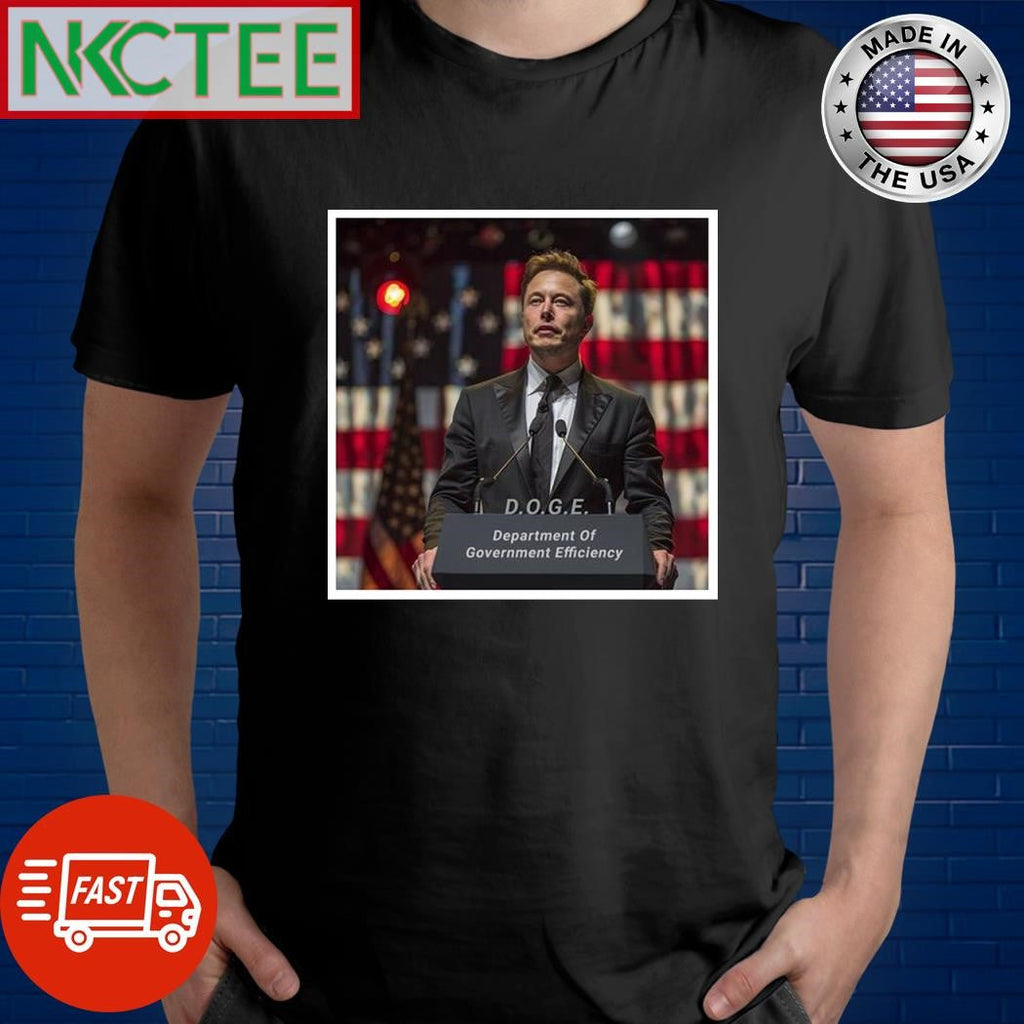 Elon Musk Department Of Government Efficiency shirt Unisex T-shirt, Sweatshirt, Hoodie, Long Sleeve Tee - T-Shirt, Sweatshirt, Hoodie
