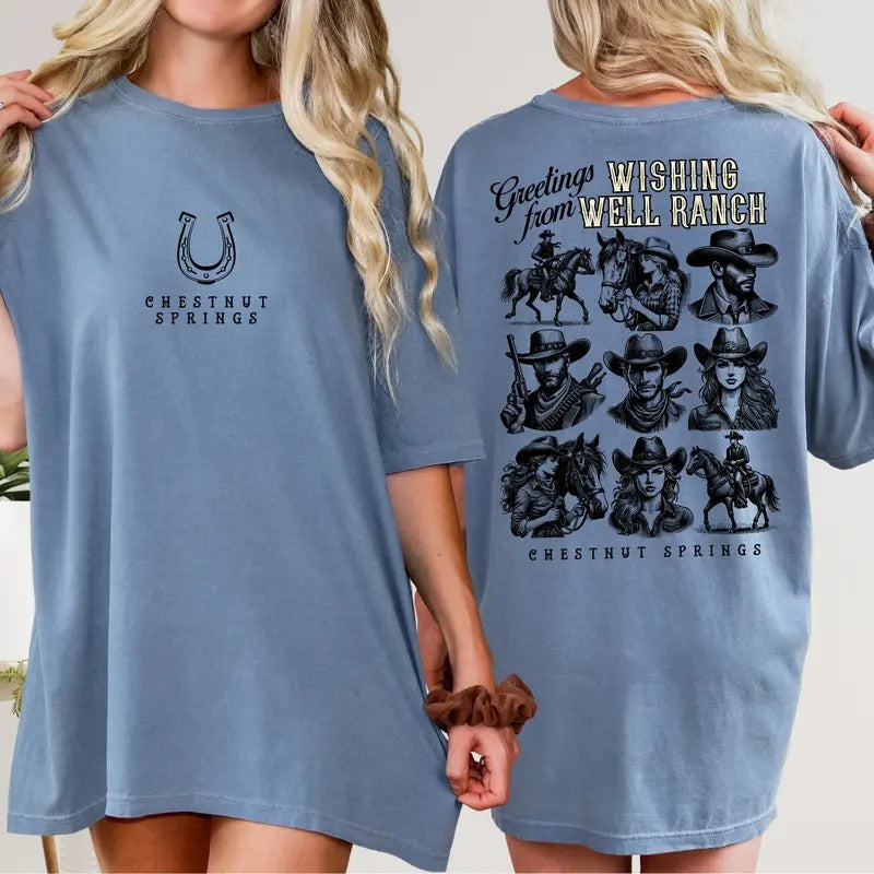 Elsie Silver Comfort Colors Cowboy Chestnut Springs Book Shirt Booktok Bookish Romantasy Tbr Book Club Book Reader Willa Womenswear Cotton T-Shirts, Hoodie, Sweatshirt - T-Shirt, Sweatshirt, Hoodie
