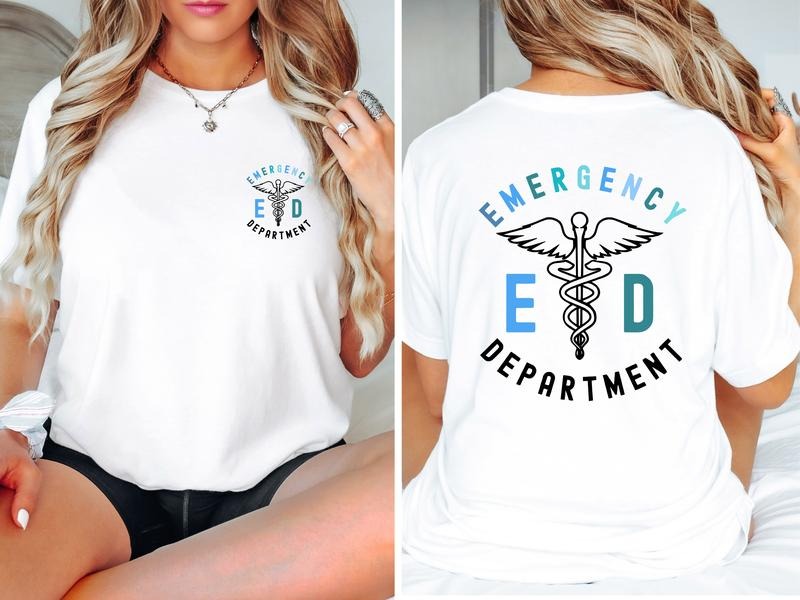 Emergency Department Shirt Back Front ED Nurse ER Nurse Pocket Size Nurse Appreciation New Nurse Grad Shirt Emergency Room Nurse T-Shirts, Hoodie, Sweatshirt - T-Shirt, Sweatshirt, Hoodie