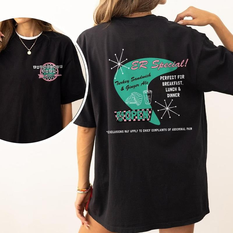 Emergency Room Diner Nursing Humor Shirt Medical Shirt Emergency Room Physicians & Nurses Nurse Life Shirt Funny ED RN Funny Turkey Sandwich ER Registered Nurse Nurse Appreciation Top T-Shirts, Hoodie, Sweatshirt - T-Shirt, Sweatshirt, Hoodie