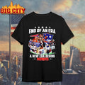 End of An Era A New Era Begins Patriots 2025 Shirt Unisex T-shirt, Sweatshirt, Hoodie, Long Sleeve Tee - T-Shirt, Sweatshirt, Hoodie