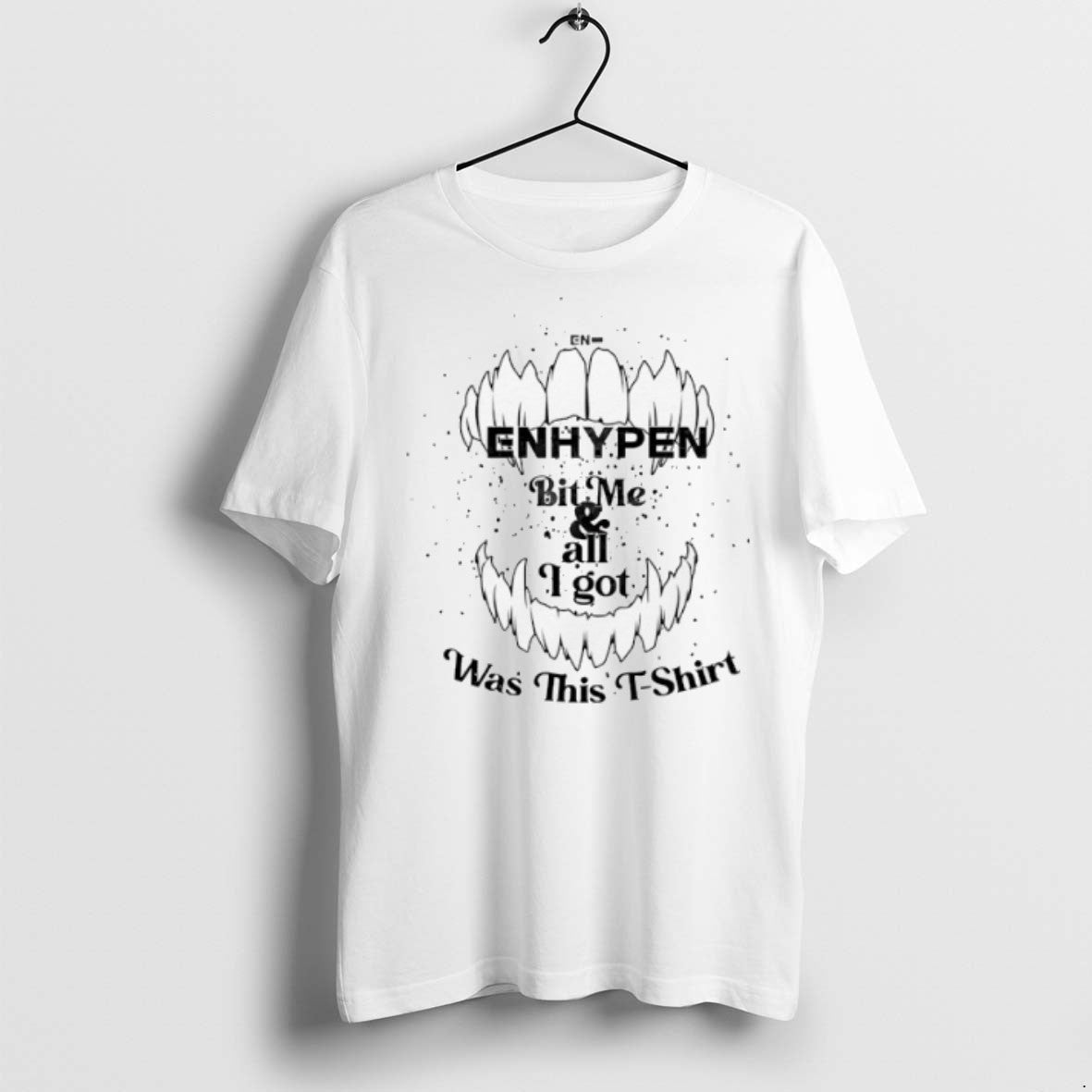 Enhypen Bit Me And All I Got Was This T Shirts Unisex T-shirt, Sweatshirt, Hoodie, Long Sleeve Tee - T-Shirt, Sweatshirt, Hoodie