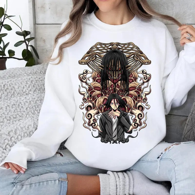 Eren Yeager Anime T-Shirts, Hoodie, Sweatshirt - T-Shirt, Sweatshirt, Hoodie
