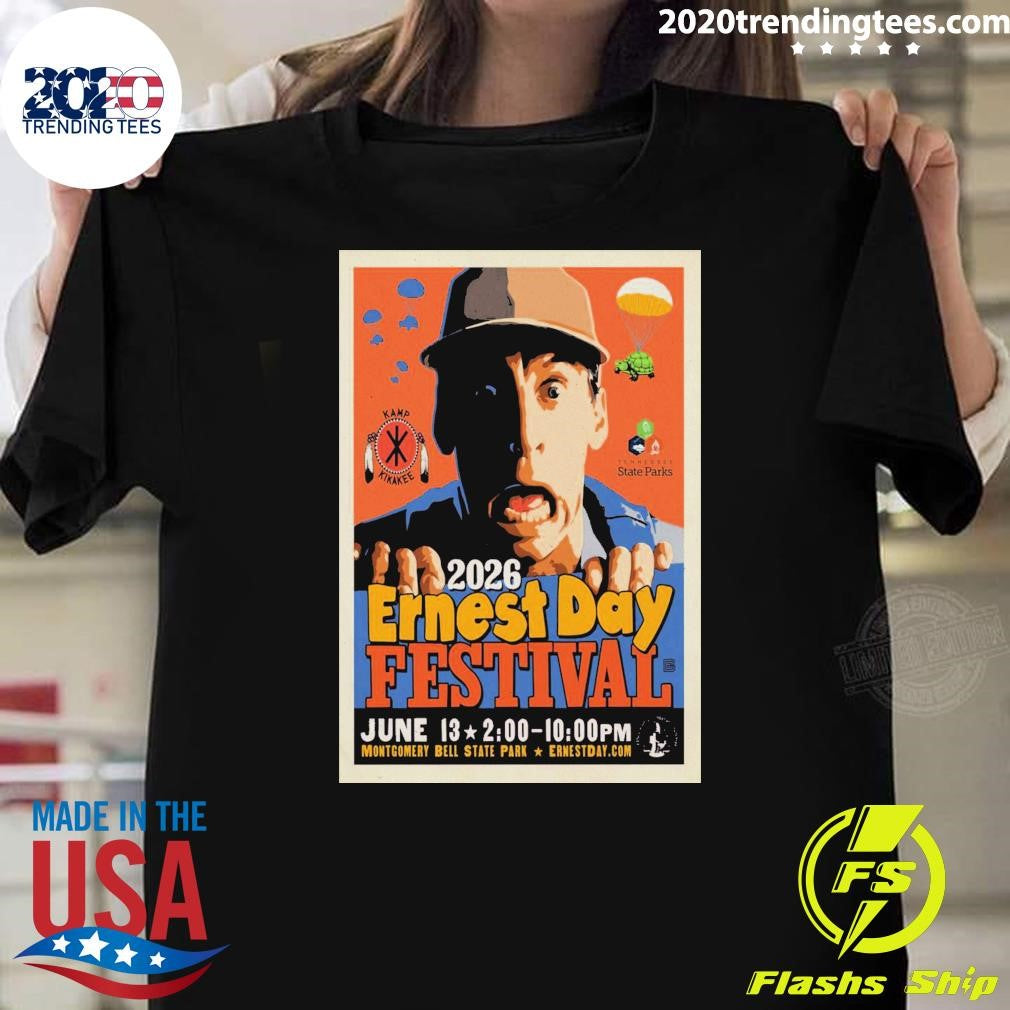 Ernest Day Festival June 13 2026 Montgomery Bell State Park Shirt Unisex T-shirt, Sweatshirt, Hoodie, Long Sleeve Tee - T-Shirt, Sweatshirt, Hoodie