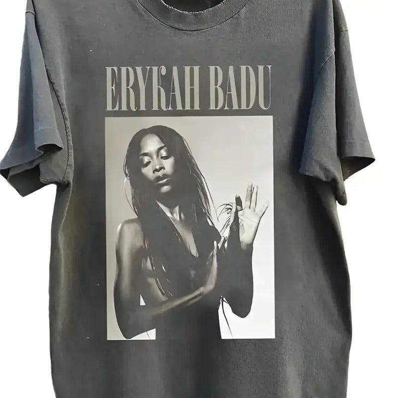 Erykah Badu S 5XL Cotton Menswear Cotton Menswear Top Print Streetwear T-Shirts, Hoodie, Sweatshirt - T-Shirt, Sweatshirt, Hoodie