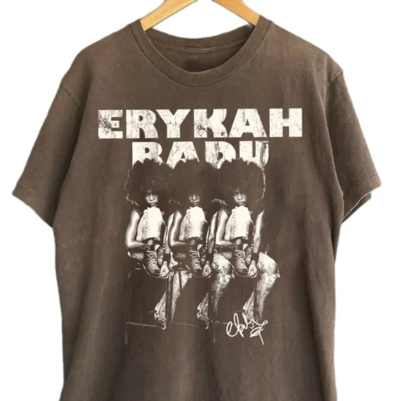 Erykah Badu Fans Tour Shirt Erykah Concert Shirt Badu 90s Music Rock Top T-Shirts, Hoodie, Sweatshirt - T-Shirt, Sweatshirt, Hoodie