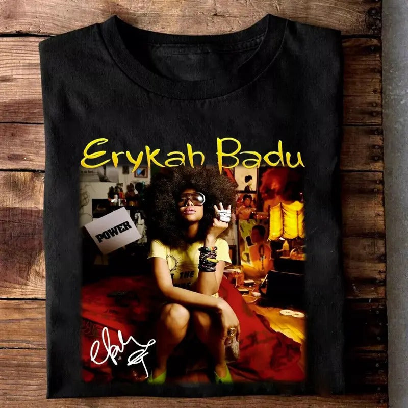 Erykah Badu Singer Shirt New Popular S 3XL T-Shirts, Hoodie, Sweatshirt - T-Shirt, Sweatshirt, Hoodie