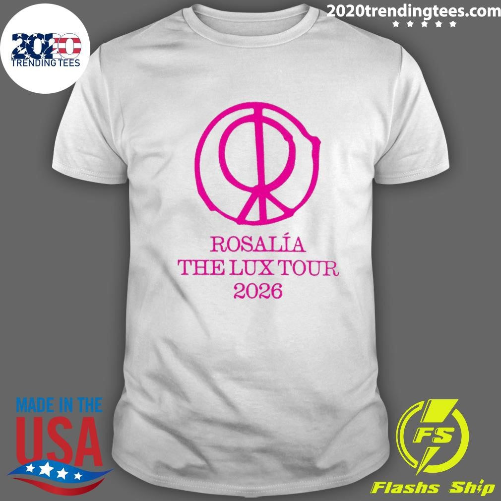 Es Una Perla Rosala LUX Tour 2026 Shirt Unisex T-shirt, Sweatshirt, Hoodie, Long Sleeve Tee - T-Shirt, Sweatshirt, Hoodie