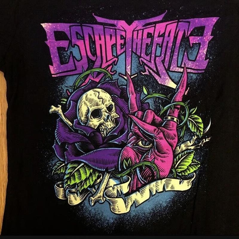 Escape Fate T Shirt Short Sleeve Cotton Full Size T-Shirts, Hoodie, Sweatshirt - T-Shirt, Sweatshirt, Hoodie