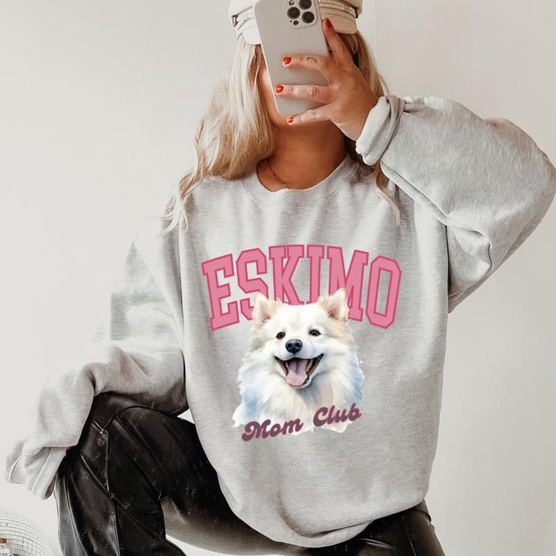 Eskimo Mom Club ~ Relaxed Fit Printed USA Womenswear Casual Comfortable T-Shirts, Hoodie, Sweatshirt - T-Shirt, Sweatshirt, Hoodie